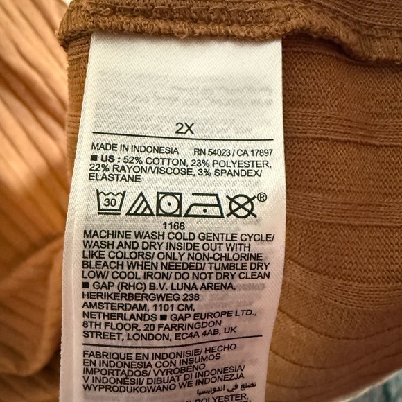 NWOT Old Navy Ribbed Knit Granola Dress size 2X - Picture 5 of 5